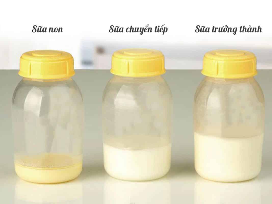Các giai đoạn sữa mẹ khi cho con bú